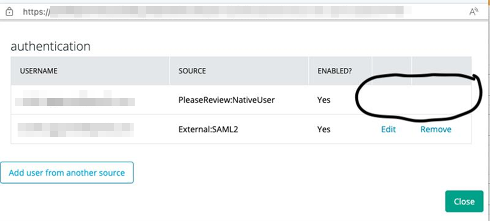 Admin User Edit Restrictions Screenshot